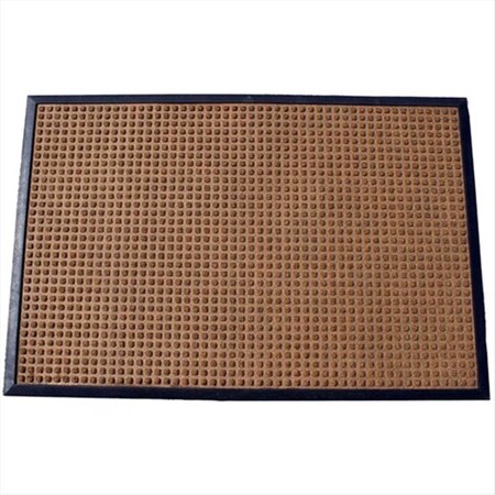 Ricki'S Rugs 630S0023BN 2 ft. W x 3 ft. L Stop-N-Dry Mat in Brown RI63062